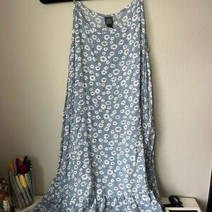 Wild Fable Blue Floral Maxi Skirt